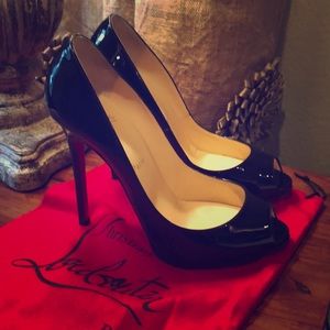 Authentic Christian Louboutin Black Stiletto Heels